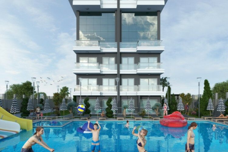 Квартира 1+1 в Кестеле, Алания, Турция | PBB-24603