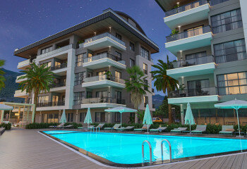 Квартира 4+1 в Оба, Алания, Турция | STE-35748