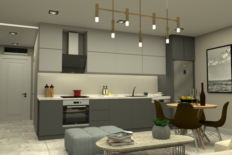 Квартира 2+1 в Оба, Алания, Турция | PTE-27830