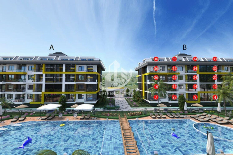 Квартира 2+1 в Кестеле, Алания, Турция | SBB-37680