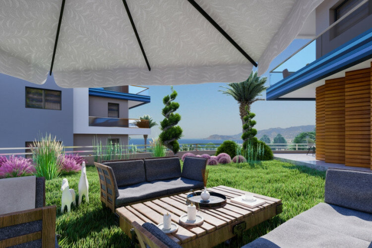 Квартира 1+1 в Каргыджаке, Алания, Турция | PBB-24730