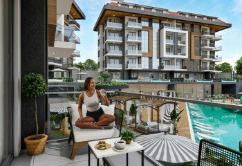 Квартира 1+1 в Алании, Турция | PBB-34648