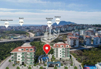 Квартира 2+1 в Оба, Алания, Турция | STE-31085