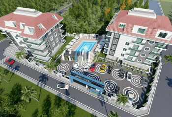 Квартира 2+1 в Оба, Алания, Турция | STE-31085