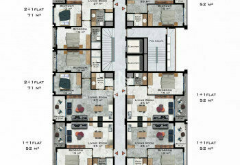 Квартира 2+1 в Каргыджаке, Алания, Турция | PKK-29666
