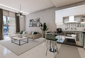 Квартира 3+1 в Алании, Турция