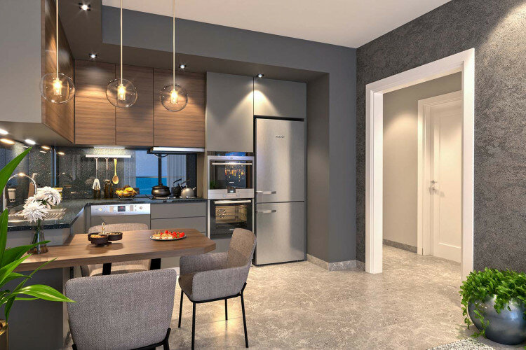 Квартира 1+1 в Каргыджаке, Алания, Турция | PTE-36242