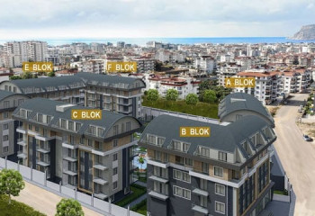 Недорогая квартира 1+1 в Оба, Алания, Турция 