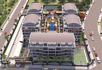 Квартира 2+1 в Оба, Алания, Турция | PTE-29606