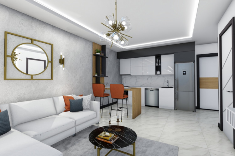 Квартира 1+1 в Оба, Алания, Турция | PTE-24282