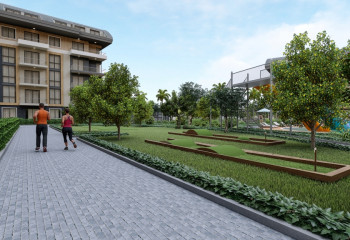 Квартира 1+1 в Оба, Алания, Турция | PTE-24282