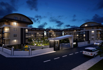 Квартира 1+1 в Оба, Алания, Турция | PTE-24282