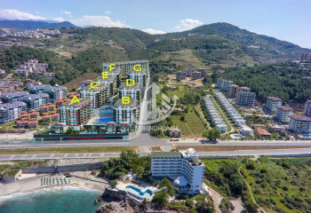 Квартира 1+1 в Каргыджаке, Алания, Турция | SBB-30642