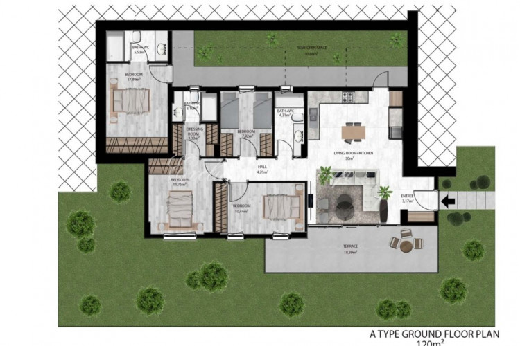 Квартира 3+1 в Бодруме, Турция | PBB-35773