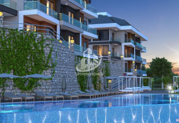 Квартира 1+1 в Каргыджаке, Алания, Турция | PKK-42470