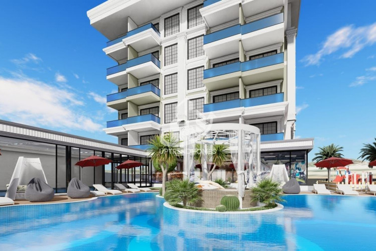 Квартира 1+1 в Каргыджаке, Алания, Турция | STE-43545