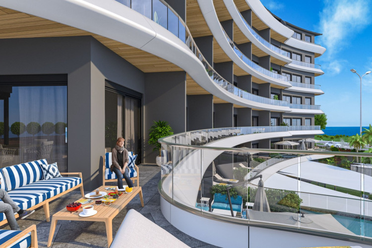 Квартира 1+1 в Каргыджаке, Алания, Турция | PKK-33500