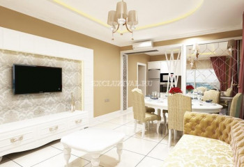 Апартаменты 2+1 в Алании, Турция