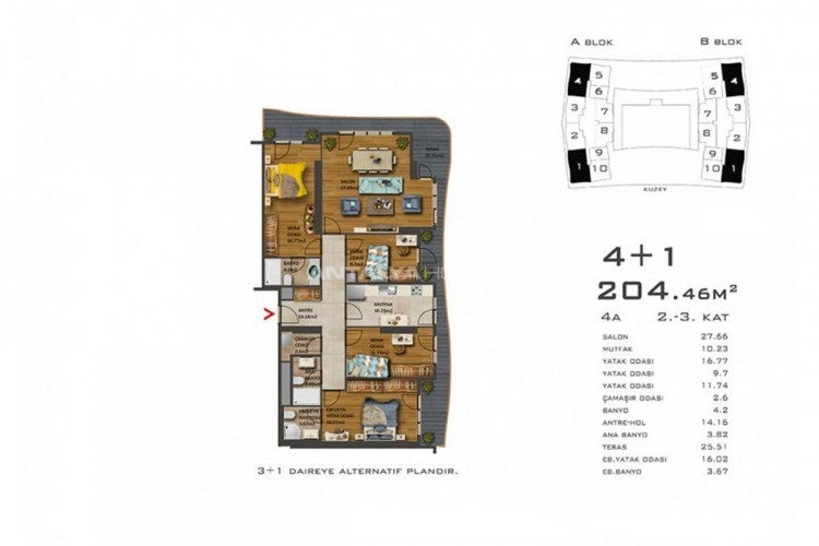 Квартира 2+1 в Газиосманпаше, Стамбул, Турция | PKK-46188