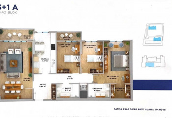 Квартира 3+1 в Авджыларе, Стамбул, Турция | PTE-46637