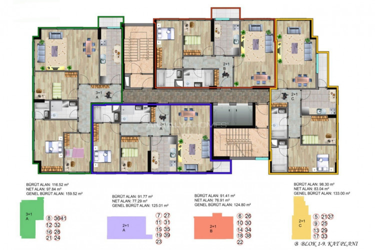 Квартира 2+1 в Кючюкчекмедже, Стамбул, Турция | SBB-46341