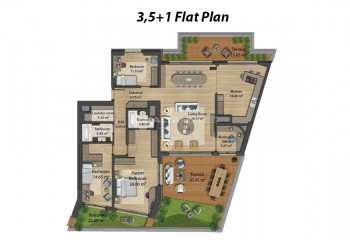 Квартира 1+1 в Бакыркей, Стамбул, Турция | STE-46077