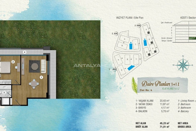 Квартира 2+1 в Сарыере, Стамбул, Турция | PTE-46117