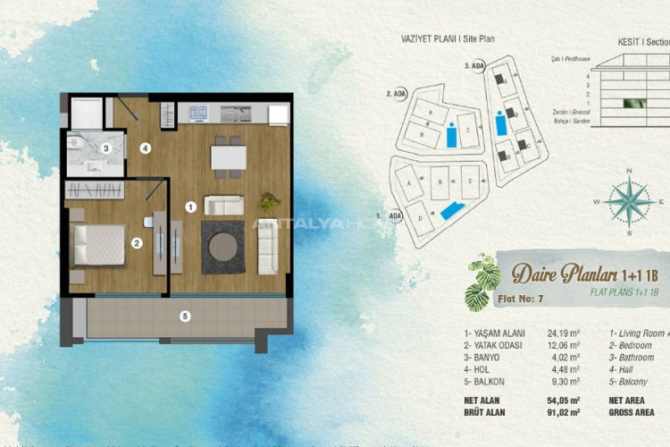 Квартира 2+1 в Сарыере, Стамбул, Турция | PTE-46117