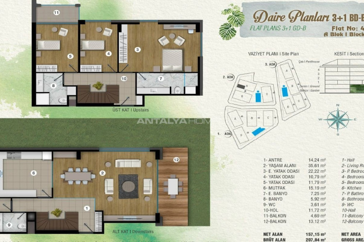 Квартира 2+1 в Сарыере, Стамбул, Турция | PTE-46117