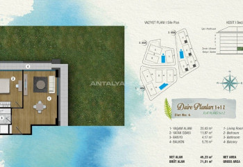 Квартира 2+1 в Сарыере, Стамбул, Турция | PTE-46117