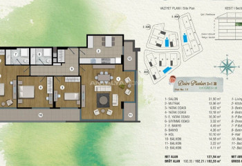 Квартира 2+1 в Сарыере, Стамбул, Турция | PTE-46117