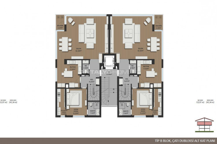 Квартира 4+1 в Сарыере, Стамбул, Турция | PTE-46728