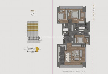 Квартира 2+1 в Шишли, Стамбул, Турция | PTE-46330