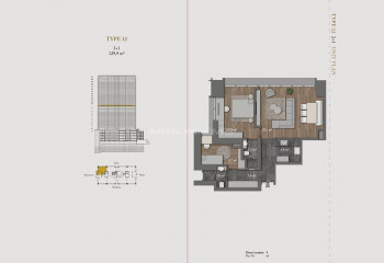 Квартира 2+1 в Шишли, Стамбул, Турция | PTE-46330
