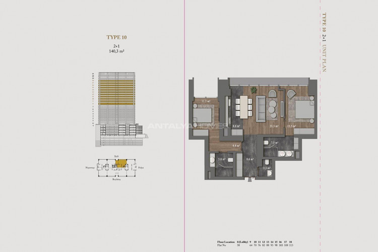 Квартира 1+1 в Шишли, Стамбул, Турция | PBB-46331