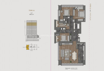 Квартира 2+1 в Шишли, Стамбул, Турция | SBB-46333
