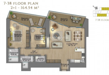 Квартира 1+1 в Шишли, Стамбул, Турция | PKK-46085