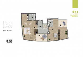 Квартира 4+1 в Ускюдаре, Стамбул, Турция | PTE-46449