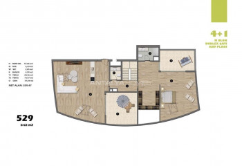 Квартира 4+1 в Ускюдаре, Стамбул, Турция | PTE-46449