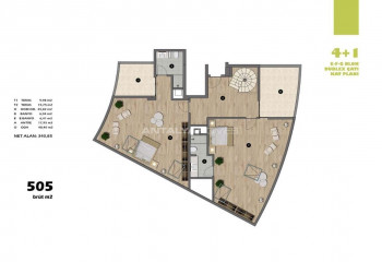 Квартира 4+1 в Ускюдаре, Стамбул, Турция | PTE-46449