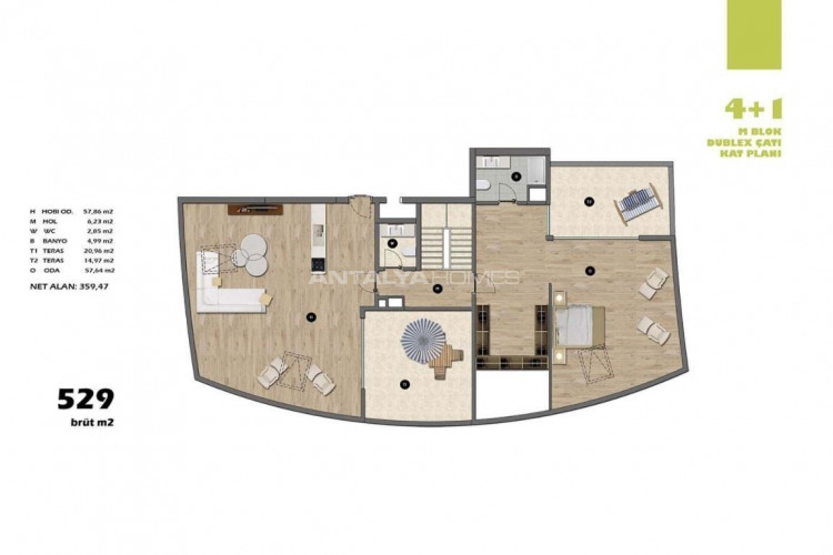 Квартира 4+1 в Ускюдаре, Стамбул, Турция | PBB-46446