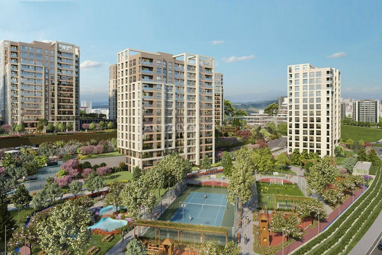Квартира 1+1 в Башакшехире, Стамбул, Турция | PTE-46110