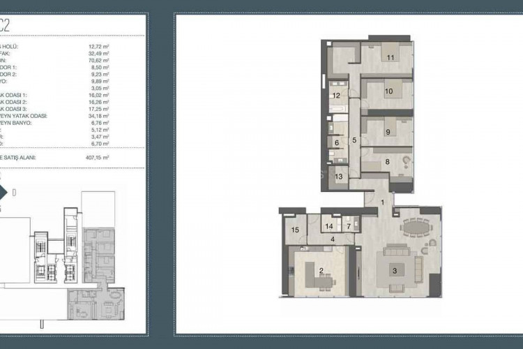 Квартира 2+1 в Шишли, Стамбул, Турция | STE-46197