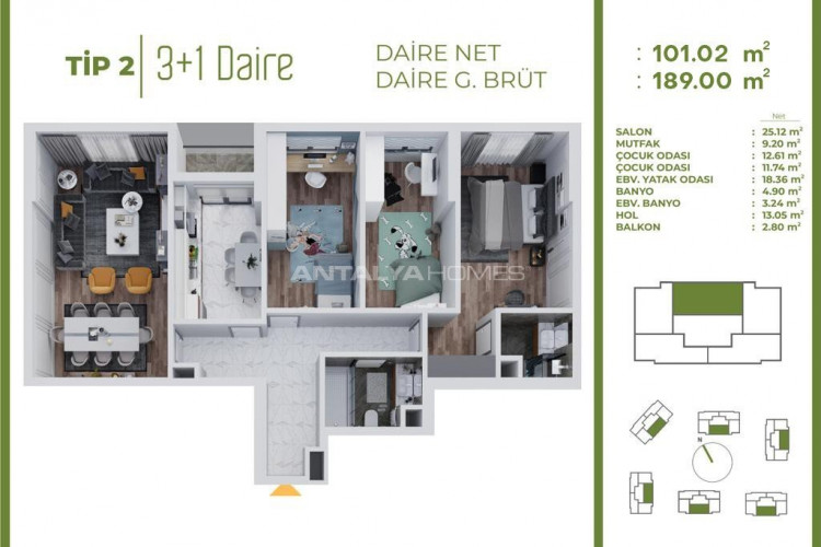 Квартира 3+1 в Багджыларе, Стамбул, Турция | PTE-46747