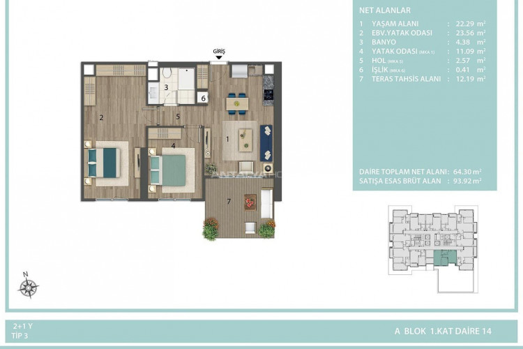 Квартира 4+1 в Авджыларе, Стамбул, Турция | SBB-46624