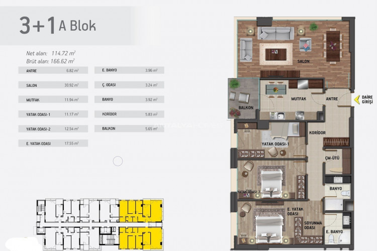 Квартира 2+1 в Кючюкчекмедже, Стамбул, Турция | STE-46694