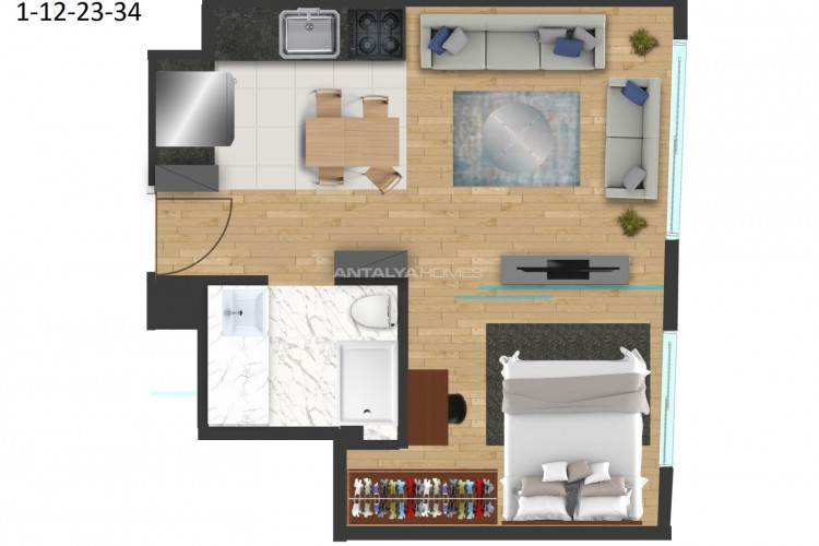 Квартира 2+1 в Шишли, Стамбул, Турция | SBB-46610