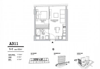 Квартира 2+1 в Кючюкчекмедже, Стамбул, Турция | SBB-46091