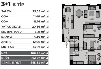Квартира 2+1 в Кадыкёй, Стамбул, Турция | PBB-46483