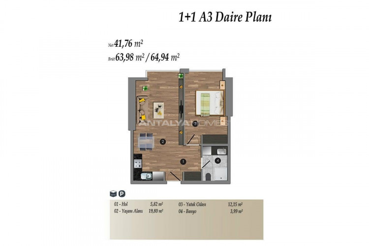 Квартира 4+1 в Кадыкёй, Стамбул, Турция | PBB-46230